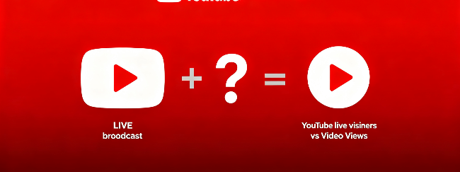 YouTube Live Viewers vs. Video Views: Two Different Orders