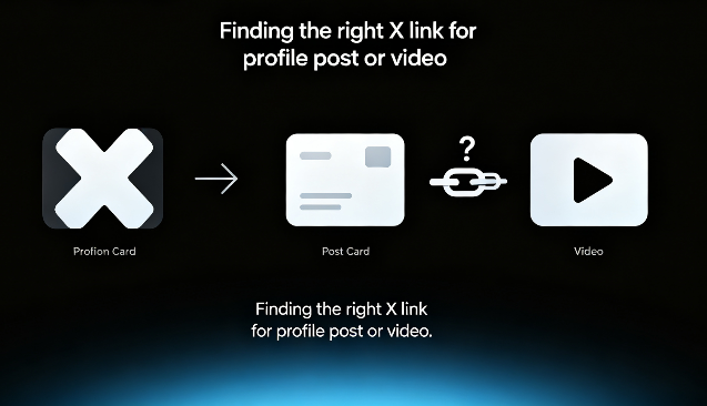 How to Find the Right X Link for a Profile, Post or Video